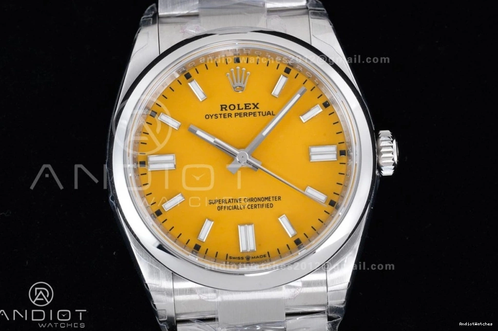 1:1 V Yellow Perpetual 126000 Dial VSF Oyster 36mm Best 973 Edition Steel MoistureWicking 904L DD3230 0421